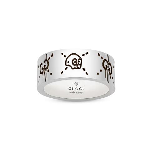 ciondolo gucci ghost|gucci ghost ring silver.